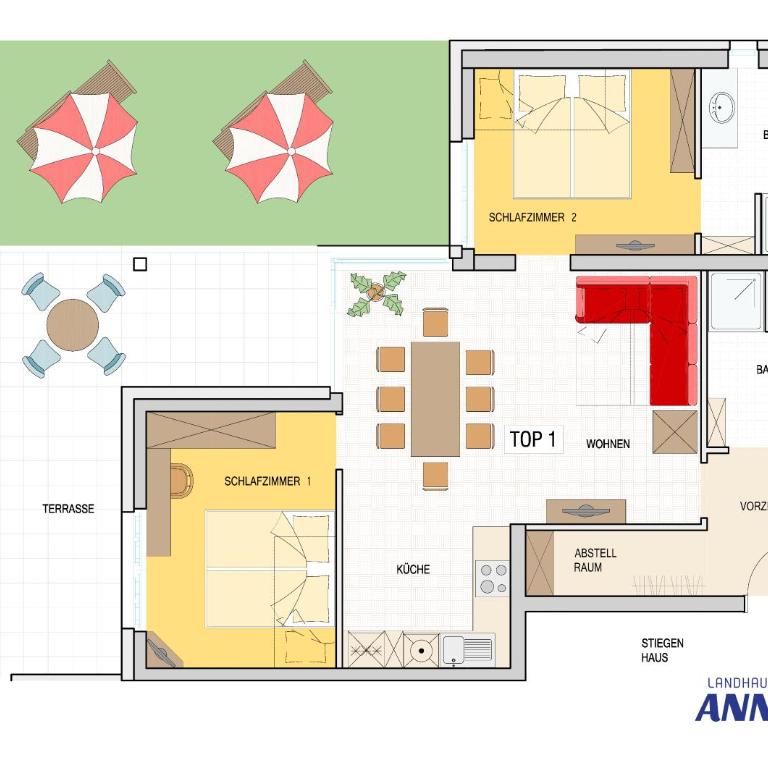 Landhaus Anni - Apartment mit Terrasse - 8