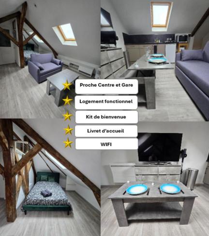 Studio cosy proche centre-ville - Apartment mit 1 Schlafzimmer - 11