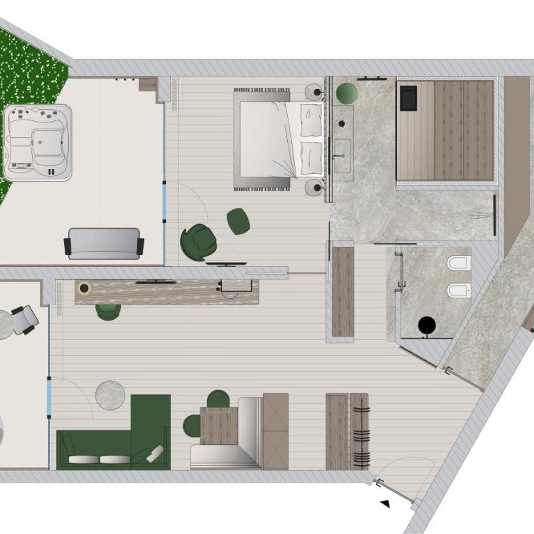 Cendevaves Alpine Silence - Suite King con Vasca Idromassaggio - 11