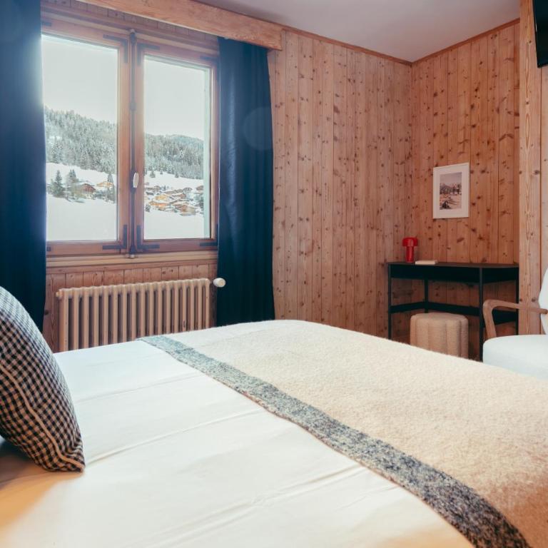 Hôtel Le Caprice Des Neiges Combloux - Chambre Supérieure - Vue sur Montagne - 3
