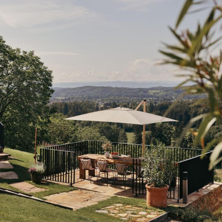 Am Wildbachberg - Luxus Ferienhäuser mit Infinitypool, Privatsauna und Weinkeller - Deluxe Villa - 35