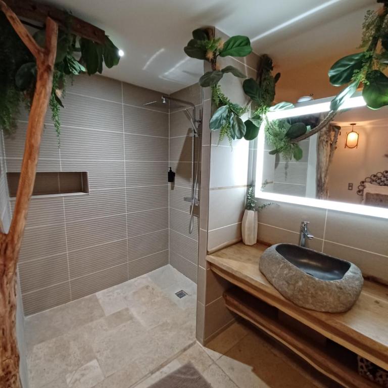 Hébergement insolite avec jacuzzi privatif Millau - Appartement 1 Chambre - 9