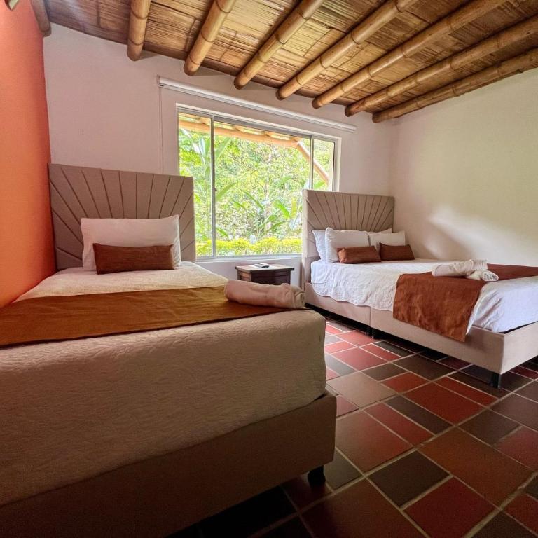 Hotel y termales Las Heliconias - Family Room with Bathroom - 1