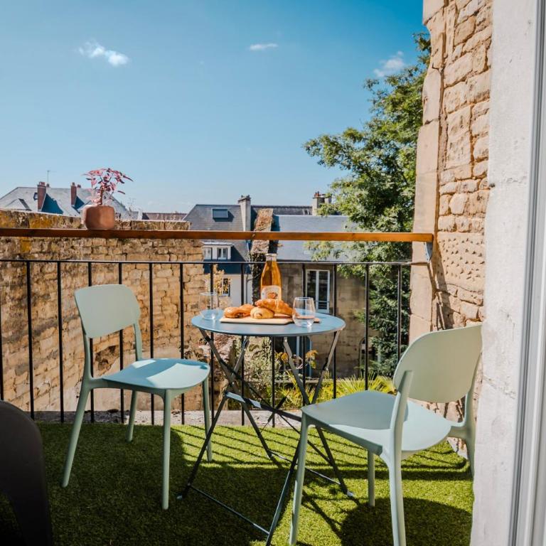 Cocon Segrais - T2 Vaugueux - Abbaye aux Dames - Appartement 1 Chambre Supérieur avec Balcon - 26