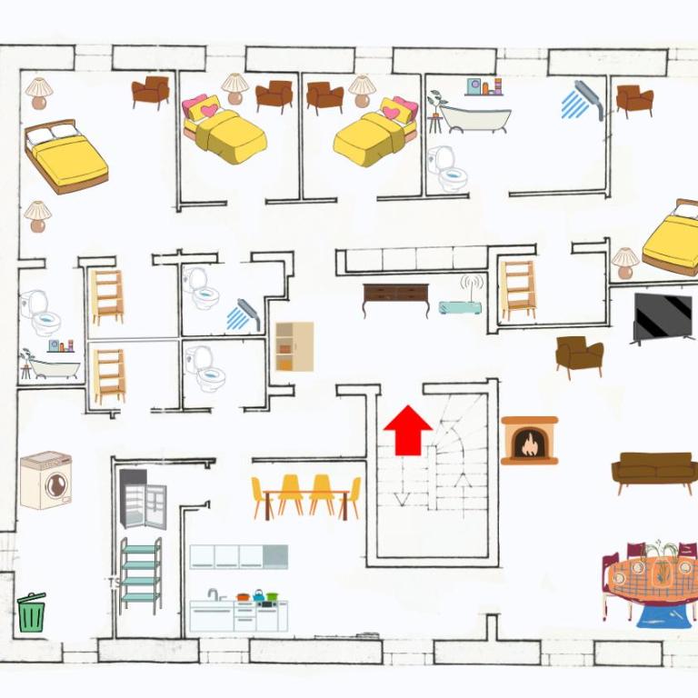 Große Wohnung mit Garagenparkplatz - Appartamento - 31