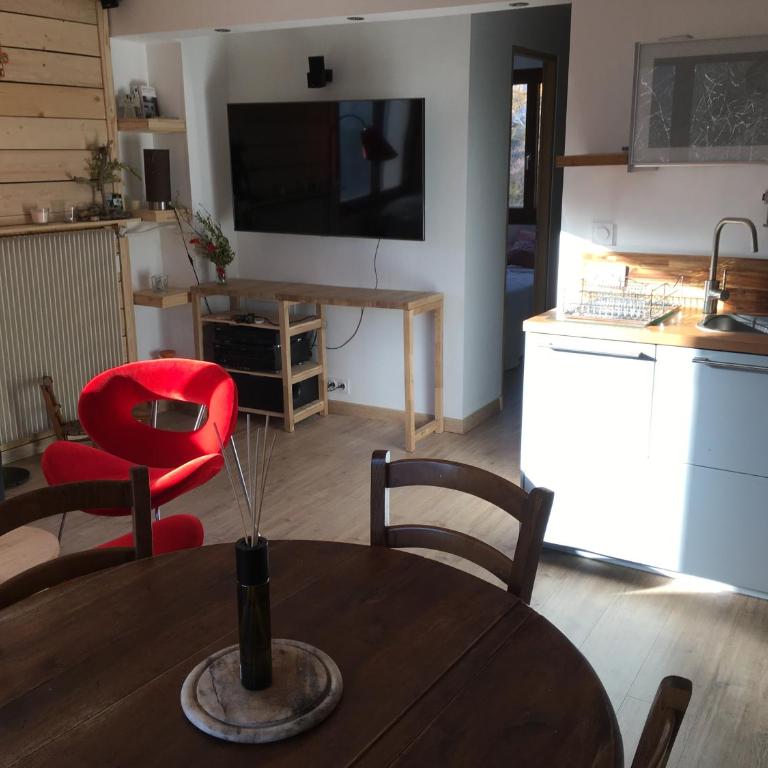 Auron Chaleureux 2pieces au calme vue Montagne ensoleillé Renové Les Mouflons - Appartement 1 Chambre - 10