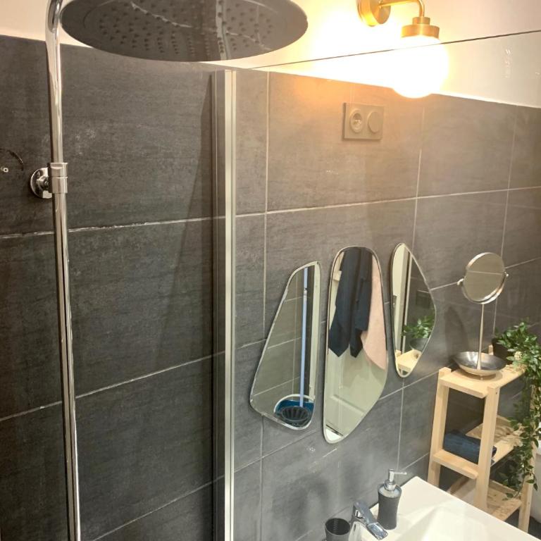 Le Quatre superbe T2 Internet WiFi Coeur historique Parking 45 m2 - Appartement 1 Chambre - 15