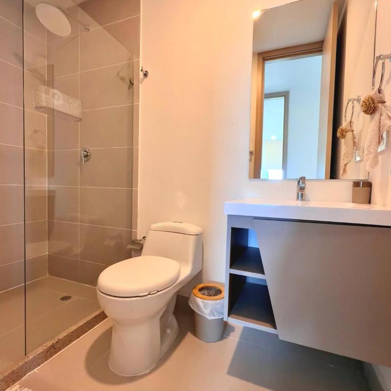 Apartamento en Cartagena con vista al mar, piscina rooftop y playa - Apartamento de 3 dormitorios - 16