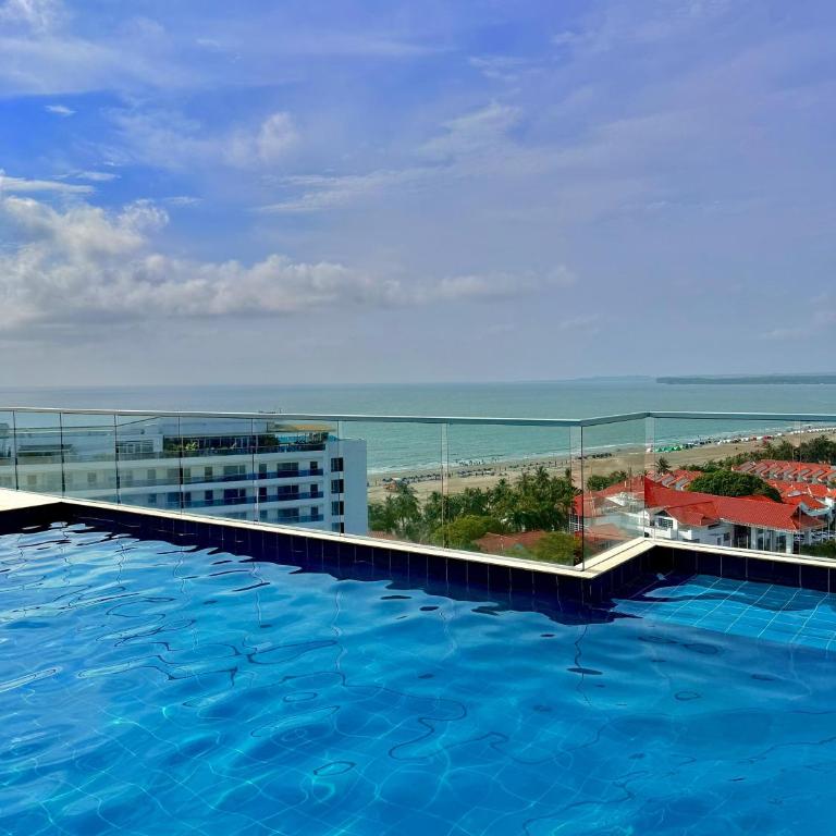 Apartamento en Cartagena con vista al mar, piscina rooftop y playa - Apartamento de 3 dormitorios - 34