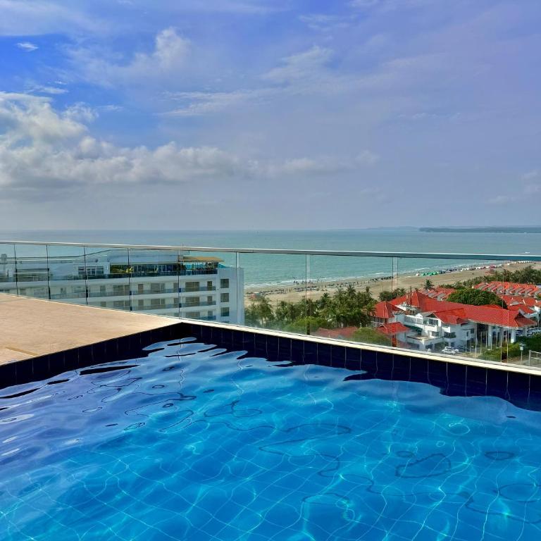 Apartamento en Cartagena con vista al mar, piscina rooftop y playa - Apartamento de 3 dormitorios - 33