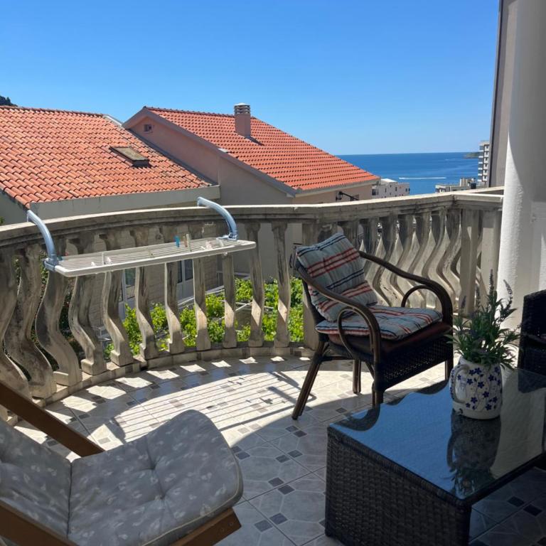 Apartments Kuljaca - Apartman sa 1 Spavaćom Sobom, Terasom i Pogledom na More - 18