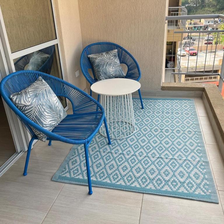Apartamento con Piscina - Vista a las montañas - Villeta a 90 min de Bogotá - Apartamento de 2 dormitorios con balcón - 8
