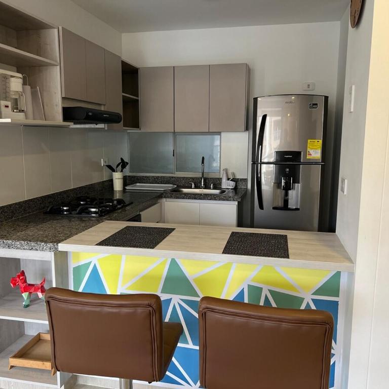 Apartamento con Piscina - Vista a las montañas - Villeta a 90 min de Bogotá - Apartamento de 2 dormitorios con balcón - 44