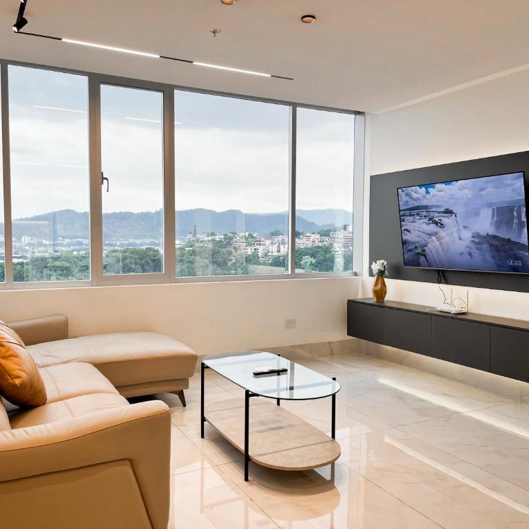 Suites de lujo cerca del WORLD TRADE CENTER, Parking Gratis, GYM, PISCINA - One-Bedroom Apartment with City View - 21