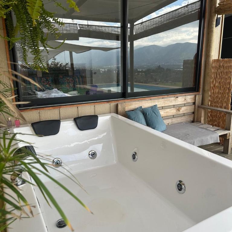 Camping Limache piscina Jacuzzi quincho - One-Bedroom House - 1