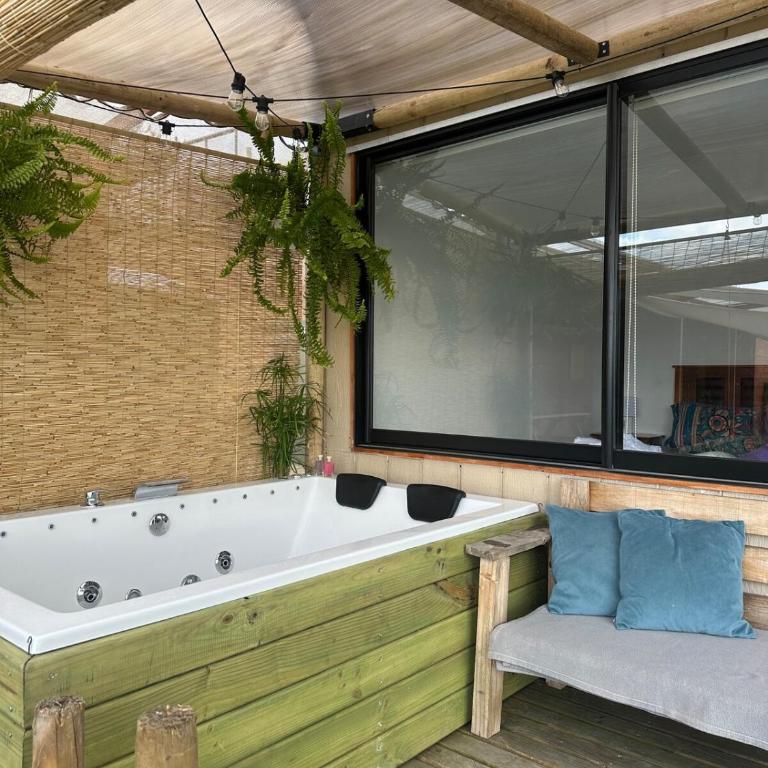 Camping Limache piscina Jacuzzi quincho - One-Bedroom House - 12