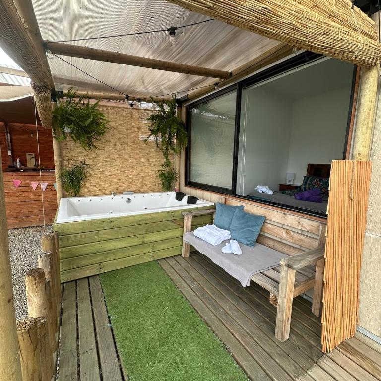 Camping Limache piscina Jacuzzi quincho - One-Bedroom House - 20