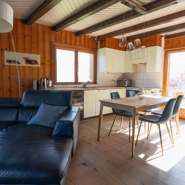 Chalet l'Aiglon Valais - Vue, Confort, Jacuzzi - Chalet - 4