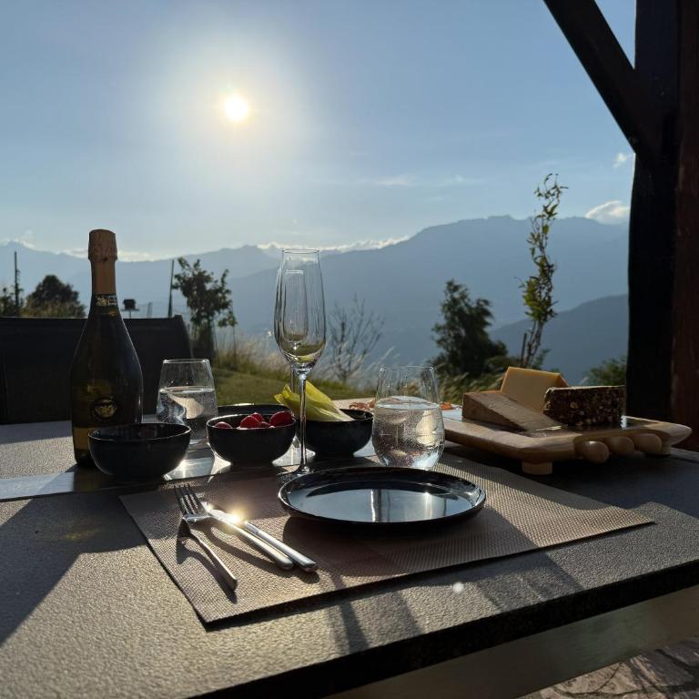 Chalet l'Aiglon Valais - Vue, Confort, Jacuzzi - Chalet - 14