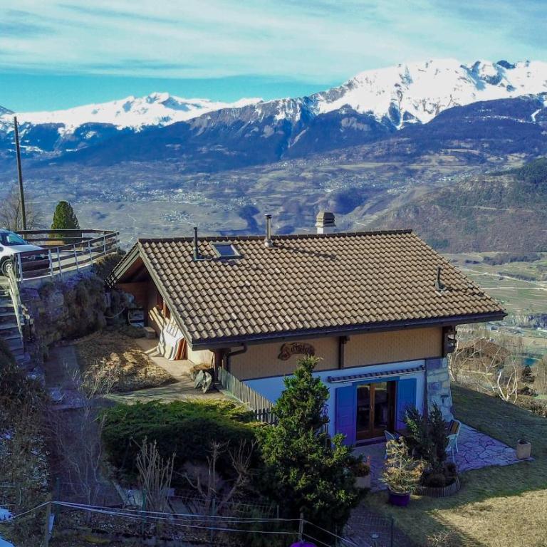 Chalet l'Aiglon Valais - Vue, Confort, Jacuzzi - Chalet - 20