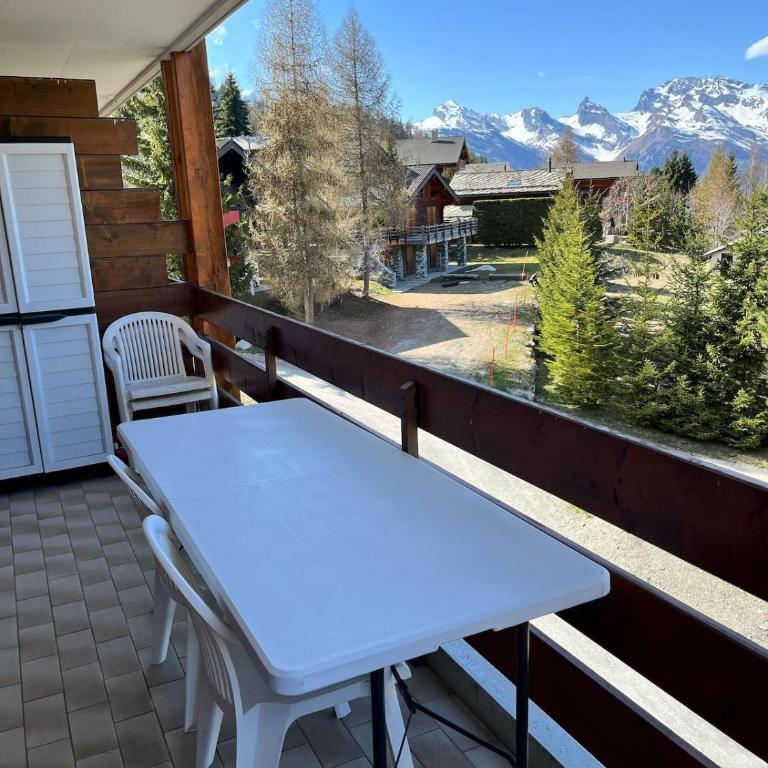 Spacieux appartment La Tzoumaz 4 Vallées Verbier - Familienapartment mit 2 Schlafzimmern und Aussicht - 14