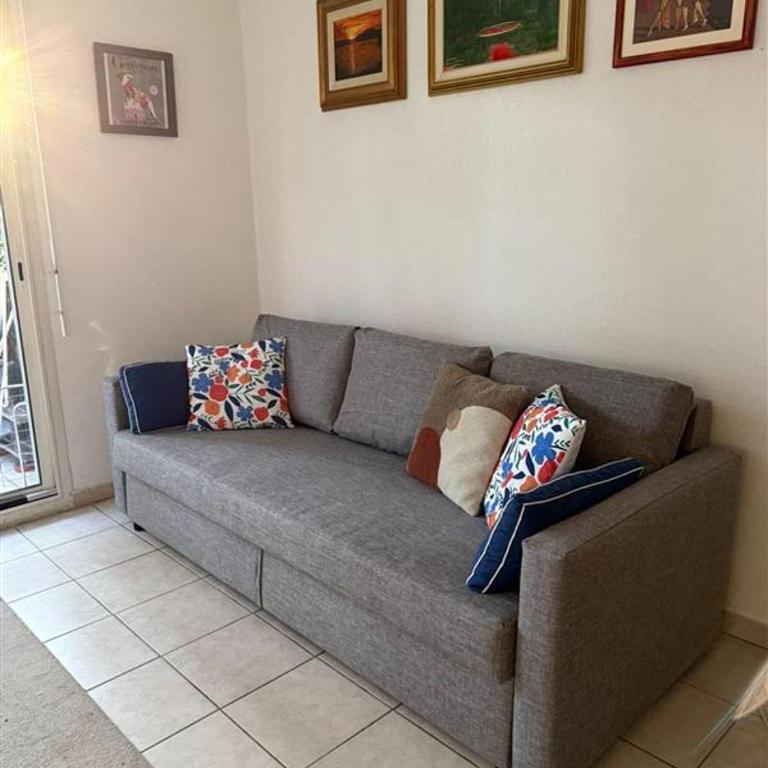 Bright & Calm 50qm - 10 min Antibes - 15 min Cannes - Pool & Tennis - Appartement 1 Chambre - 10
