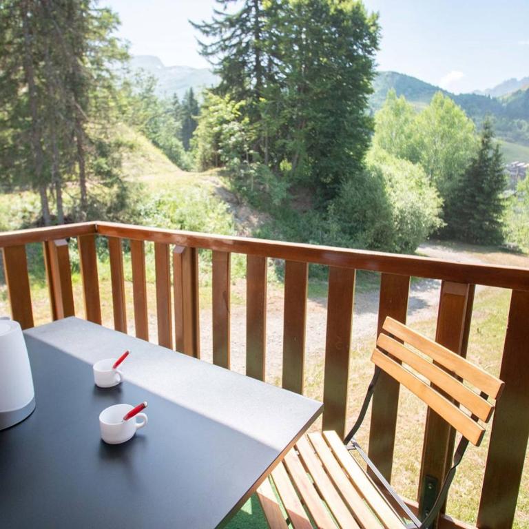 2 pièces avec balcon, 5 pers, ascenseur, parking, skis - Les Avanchers-Valmorel - FR-1-291-1011 - Appartement - 10