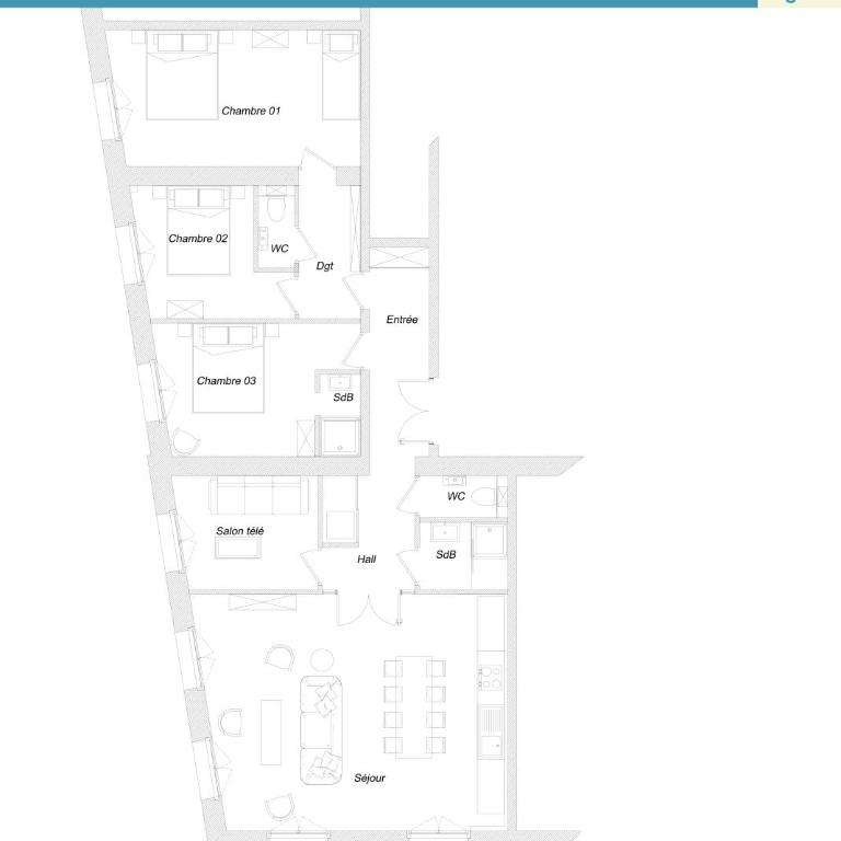 T h e - P L A I C E - Apartment mit 3 Schlafzimmern und Meerblick - 40
