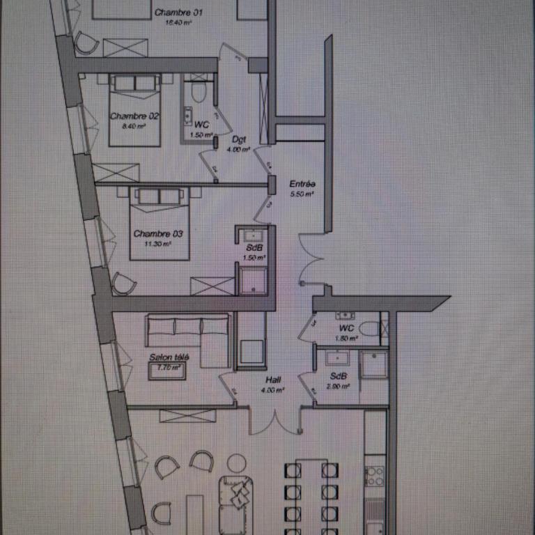 T h e - P L A I C E - Apartment mit 3 Schlafzimmern und Meerblick - 36