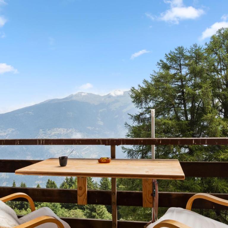 Thyon-les-Collons, 4 pers - Balcon avec vue - Apartment mit 1 Schlafzimmer - 2