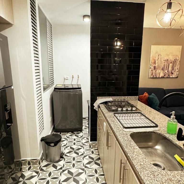Moderno apartamento con balcon y vista al guadual, Piscina y parqueadero - Two-Bedroom Apartment - 3