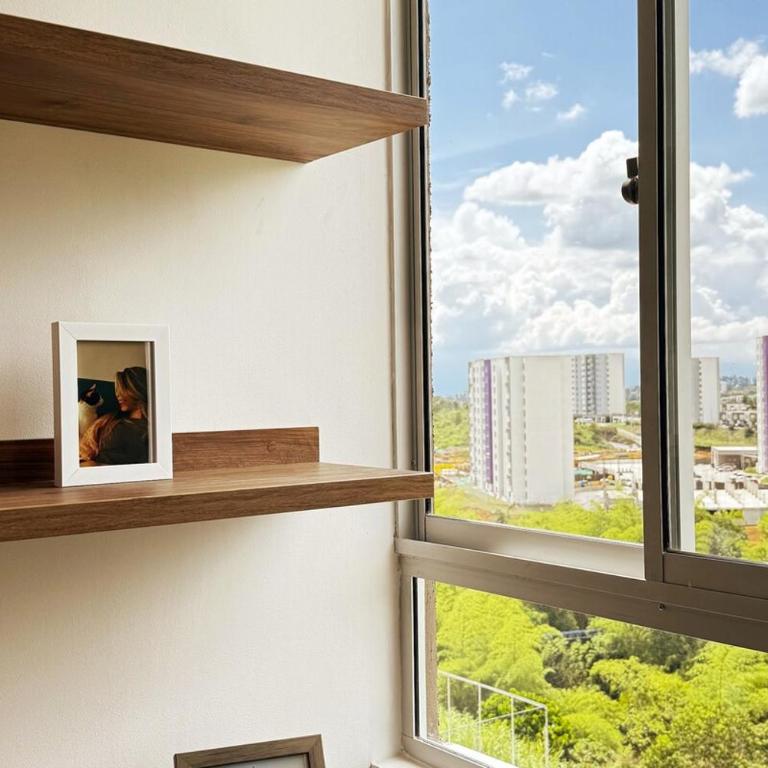Moderno apartamento con balcon y vista al guadual, Piscina y parqueadero - Two-Bedroom Apartment - 5