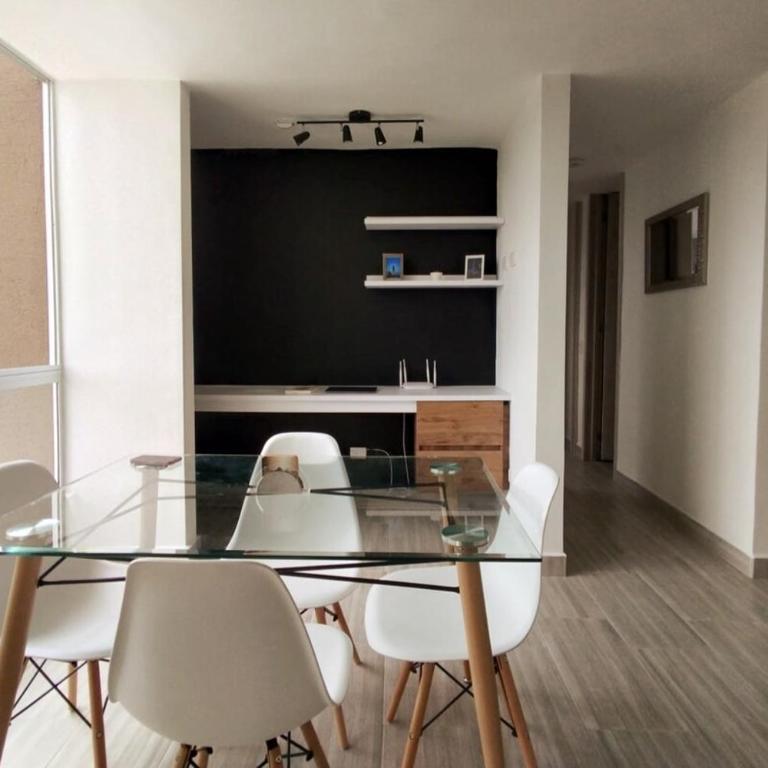 Moderno apartamento con balcon y vista al guadual, Piscina y parqueadero - Two-Bedroom Apartment - 10