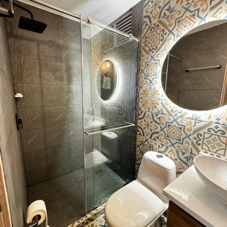 Moderno apartamento con balcon y vista al guadual, Piscina y parqueadero - Two-Bedroom Apartment - 22