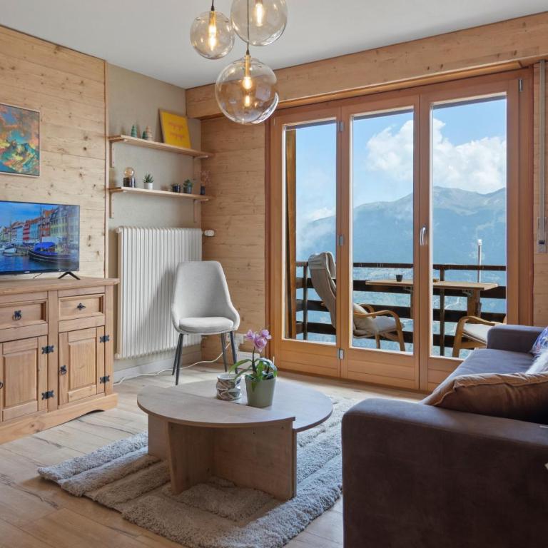 Thyon-les-Collons, 4 pers - Balcon avec vue - Apartment mit 1 Schlafzimmer - 1