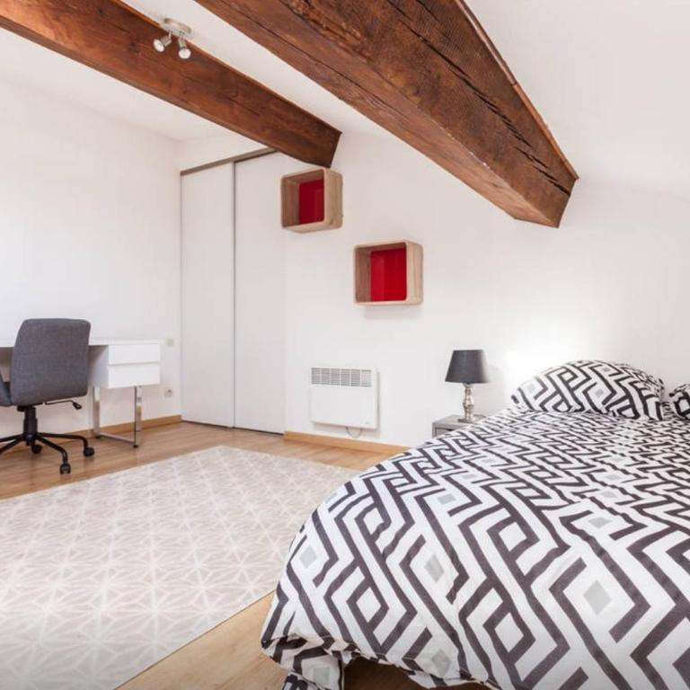 Le Wilson superbe T3 Climatisation internet WiFi Centre-ville 65 m2 - Apartment mit 2 Schlafzimmern - 4