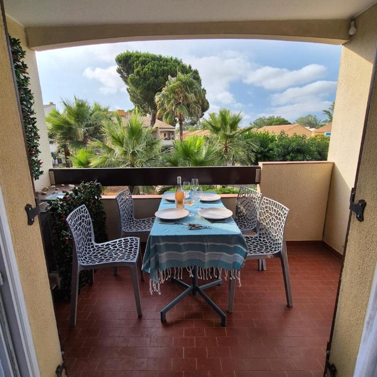 studio cozy "Roseanne" 4 P Grau du Roi camargue village- Mer 250m - Monolocale con Vista Giardino - 36