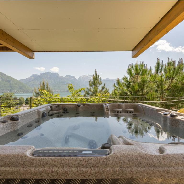 NEW! Villa l'or bleu -DUPLEX & MAINFLOOR- by Les éclectiques - MAINFLOOR Apartment - Panoramic Terrasse with Lake View & Spa - Lower Floor - 6