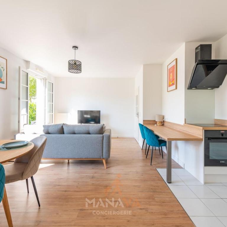 Le Moorea, 4 people 5 min to Disneyland Paris - Two-Bedroom Apartment - 16