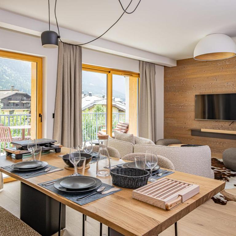Paradisa Cosmique Moderne 2-bedroom with amazing Mont-Blanc view! - Appartement - 10