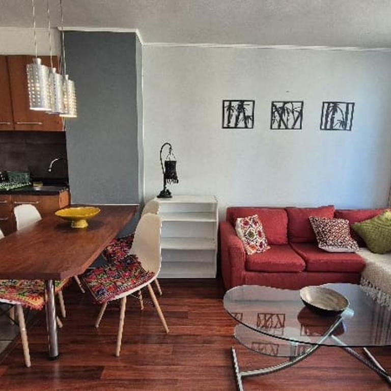 Apartamento Pet-Friendly com Piscina e Vista Rio - Recoleta, Centro, Santiago - One-Bedroom Apartment with Balcony and City View - 2