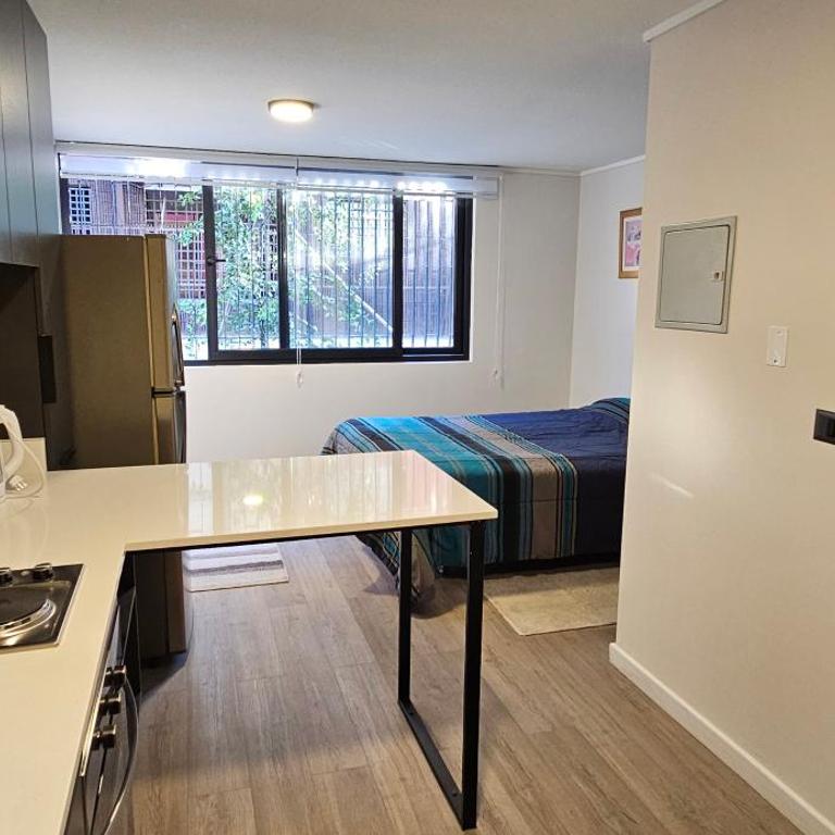 Departamento Studio Santiago Centro Metro Santa Ana - One-Bedroom Apartment - 2