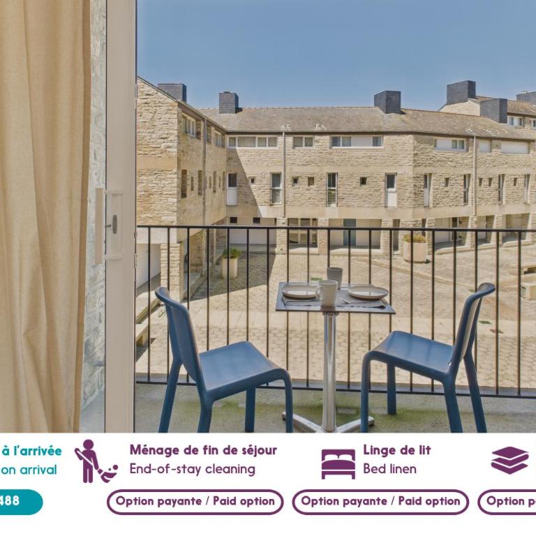 Appart pour 2 avec balcon en bord de mer - Appartement - 2