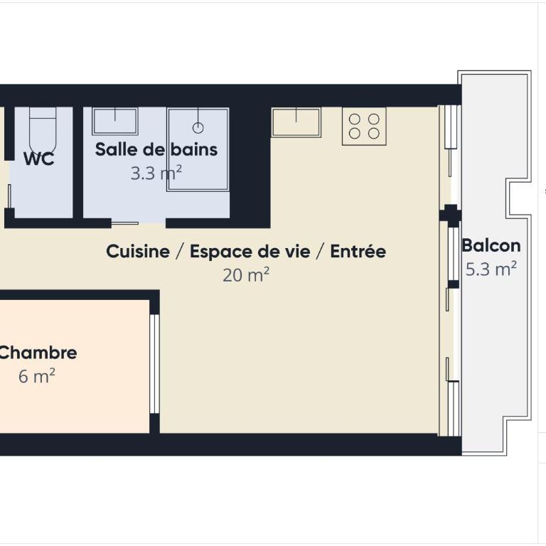 Appart pour 2 avec balcon en bord de mer - Appartement - 12
