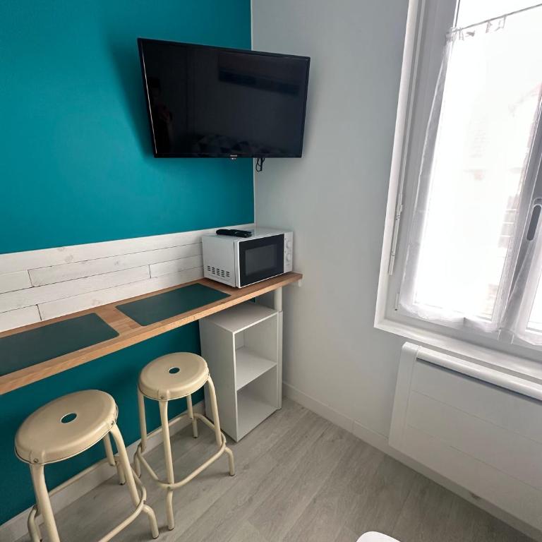 Studio BLEU - à 100 m de la plage de Berck - Estudio - 5