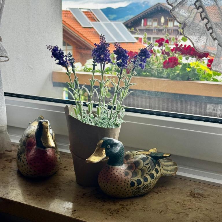 Landhaus Goldener Apfel - Doppelzimmer mit Gartenblick - 18