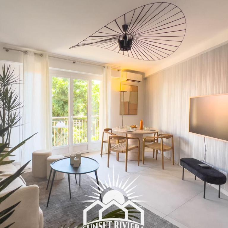 LE ROSSINI Antibes Center AirCo Parking for 4 By Sunset - Appartamento - 5