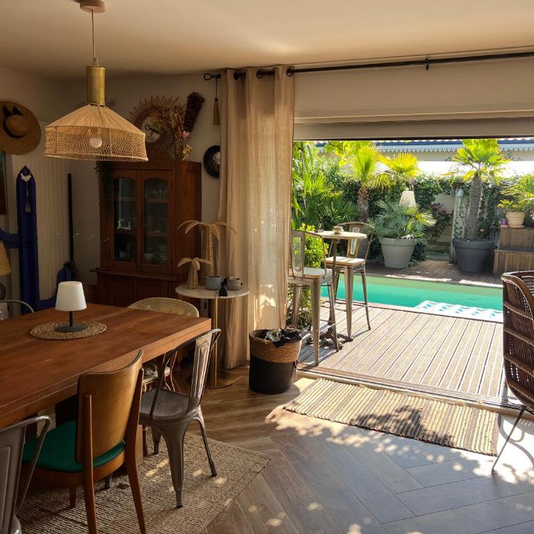 Jolie Maison avec piscine chauffée Bassin d'Arcachon - Villa - 4