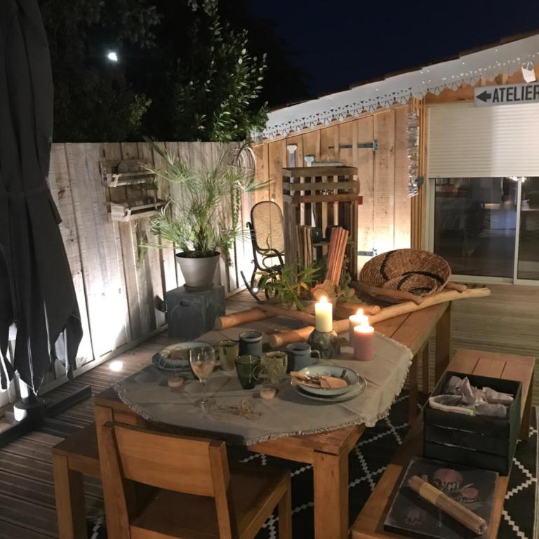 Jolie Maison avec piscine chauffée Bassin d'Arcachon - Villa - 5