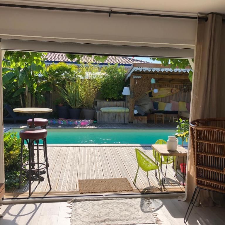 Jolie Maison avec piscine chauffée Bassin d'Arcachon - Villa - 11